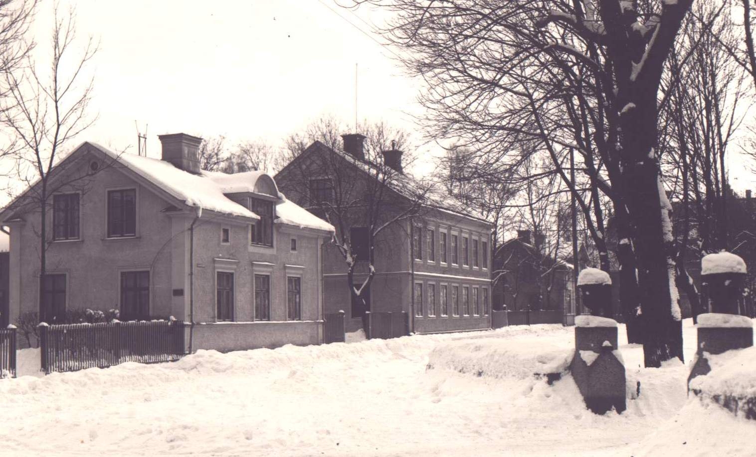 Huset där konstnären föddes och växte upp. 