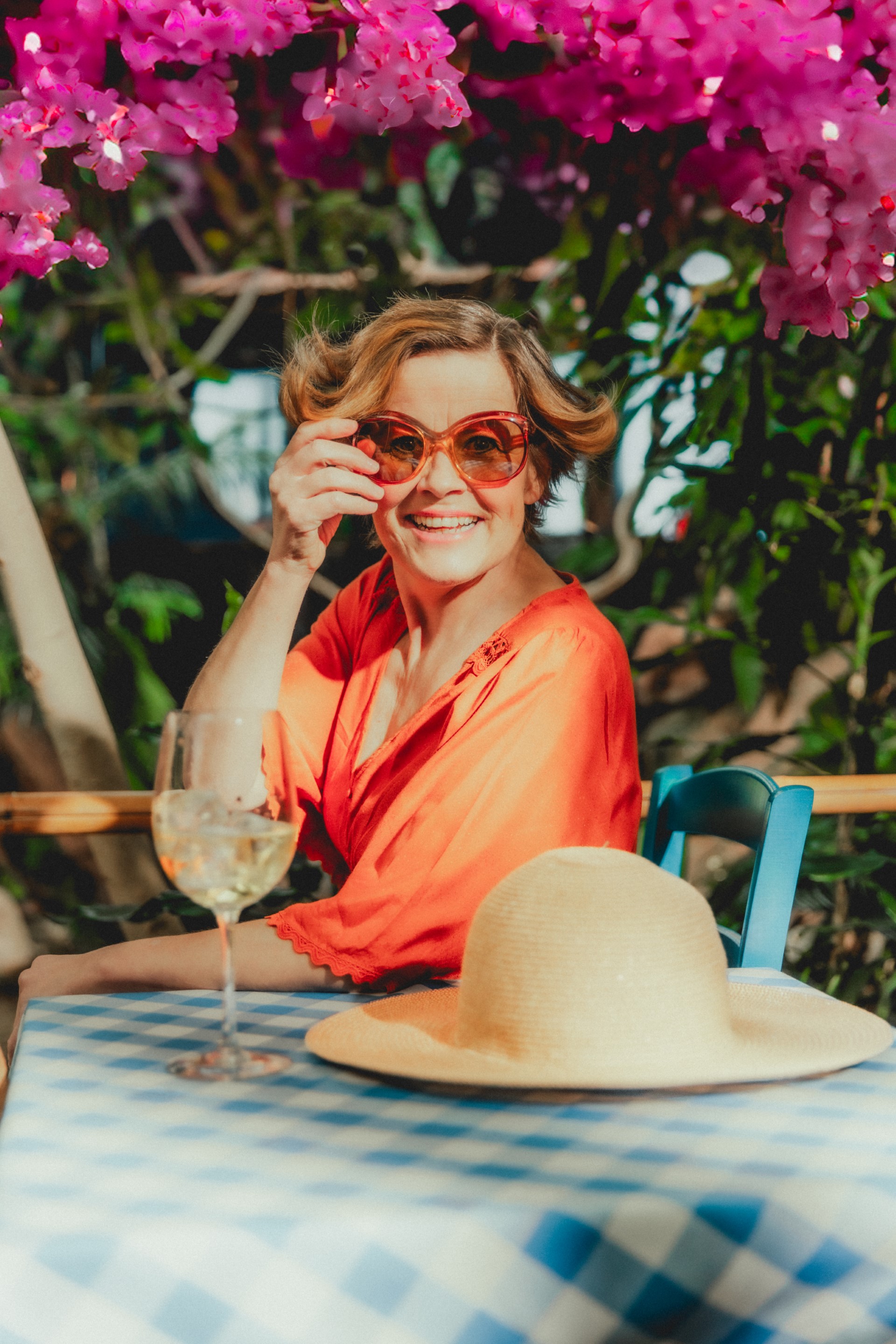 Bodil Malmberg som Shirley Valentine Bildrättigheter/fotograf: Västmanlandsteater Bodil Malmberg som Shirley Valentine Bildrättigheter/fotograf: Västmanlandsteater