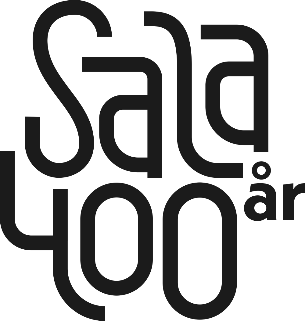Logotyp för Sala 400 år i svart färg.