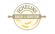 Logotyp för Schelins bageri & konditori