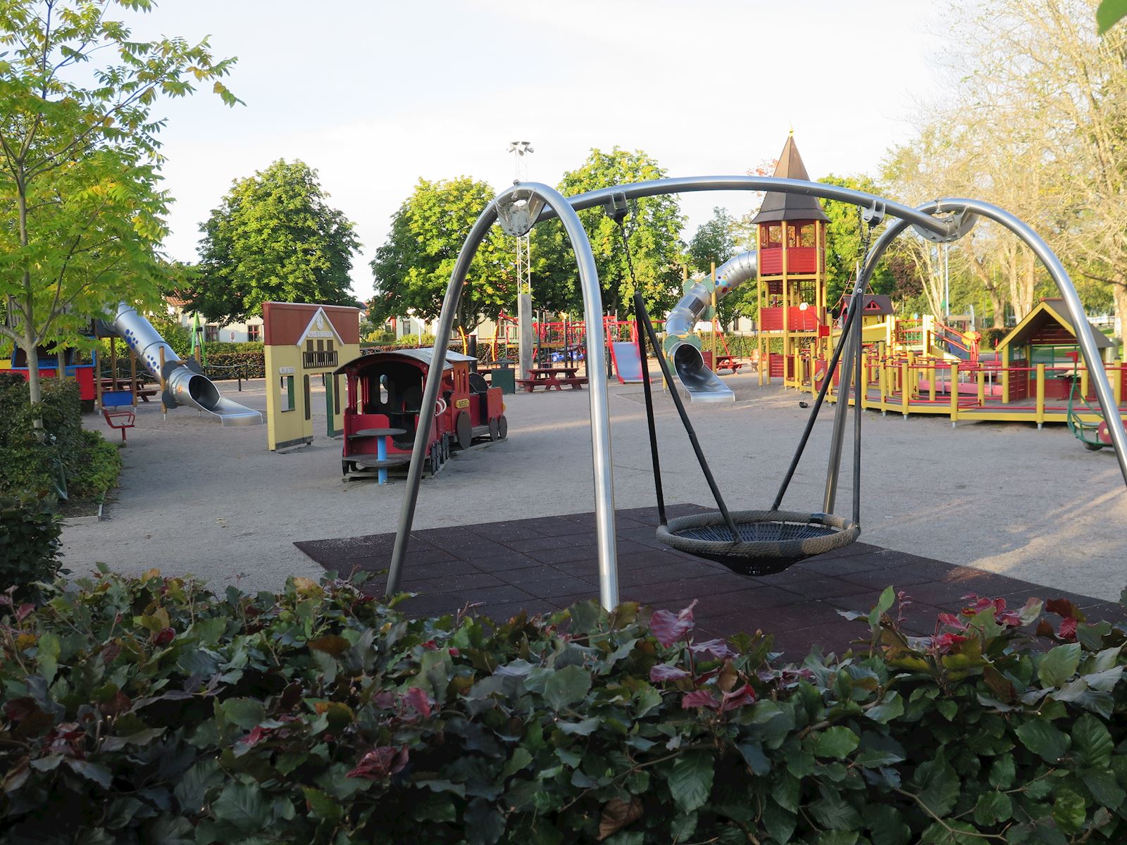 Bild från Stora lekparken i Stadsparken.