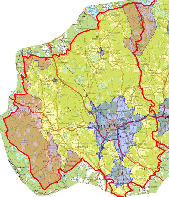 Sala Kommun Karta | Karta